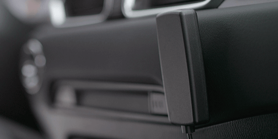 weBoost Drive Reach inside antenna mounted on dash