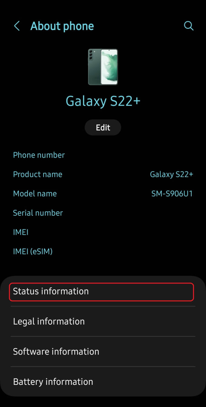 Samsung Field Test Mode O1.2