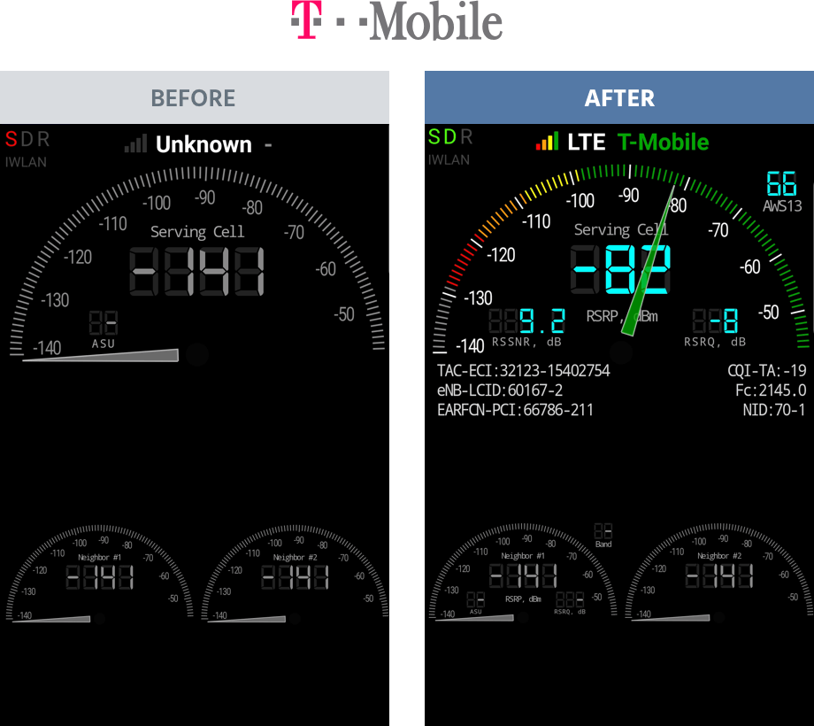 tmobile before and after
